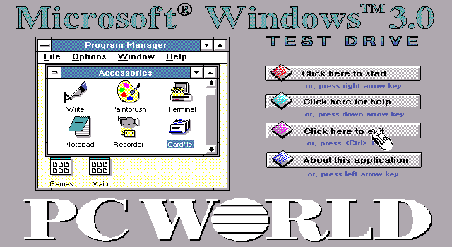 PC World Windows 3 Test Drive - Slideshow